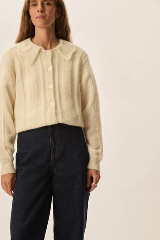 DES PETITS HAUTS - Capucine Cardigan - Creme