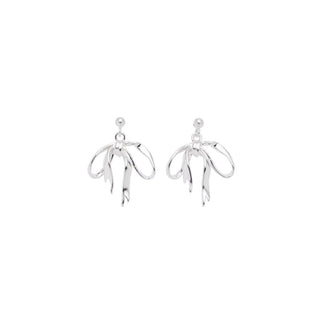 Pico Copenhagen - Ribbon Studs - Silver