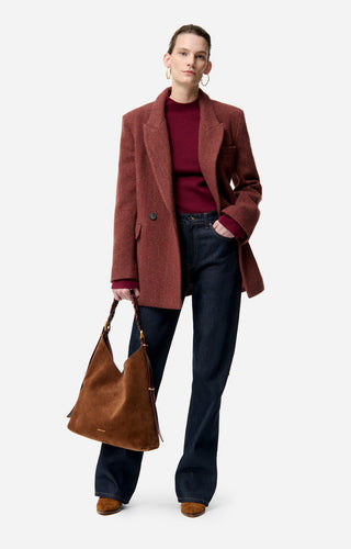 VANESSA BRUNO - Fedea Jacket - Cerise/Multico