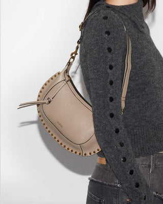ISABEL MARANT ÈTOILE - Oskan Moon Shoulder Bag - Taupe