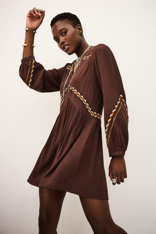 BA&SH - Tay Dress - Chocolat