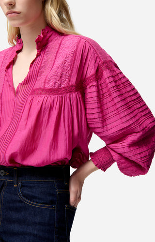 VANESSA BRUNO - Dahlia Blouse - Garnet