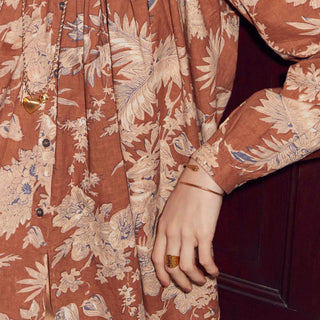 Feeka - Veda Blouse - Blockprint Vison