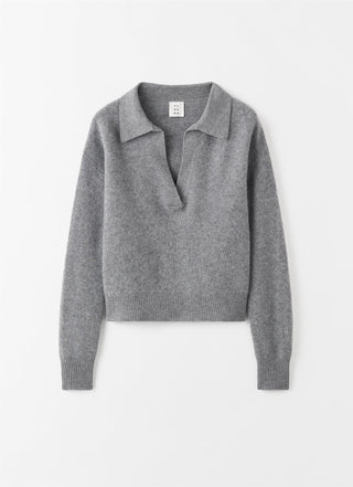 ALMADA LABEL - Kaia Collar Sweater - Grey