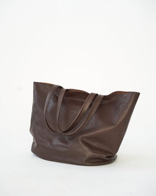 AF Agger - Leather Tote Bag - Brown