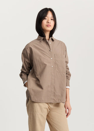 AIAYU - Lynette Shirt Check - Mix Fossil
