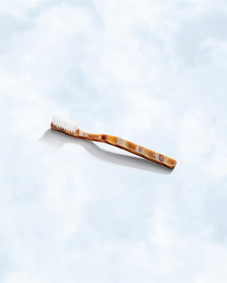 PONDER - Medium Hard Nylontannbørste - Brun