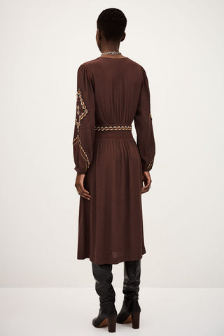 BA&SH - Tany Dress - Chocolat