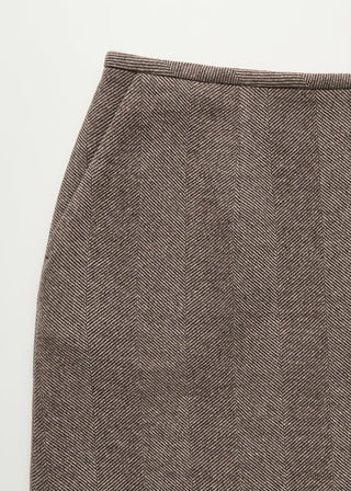 AIAYU - Mini Skirt - Herringbone