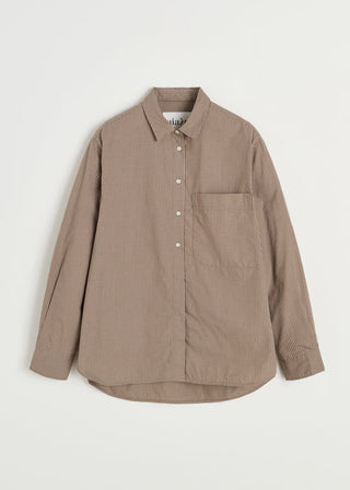 AIAYU - Lynette Shirt Check - Mix Fossil