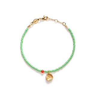 ANNI LU - Peyote Bracelet - Apple Green