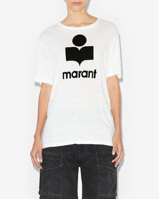 ISABEL MARANT ÈTOILE - Zewel Linen Tee Shirt - White