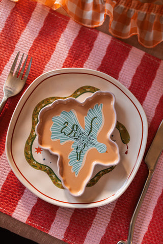 All The Luck in the World - Serving Plate Bird with Sun