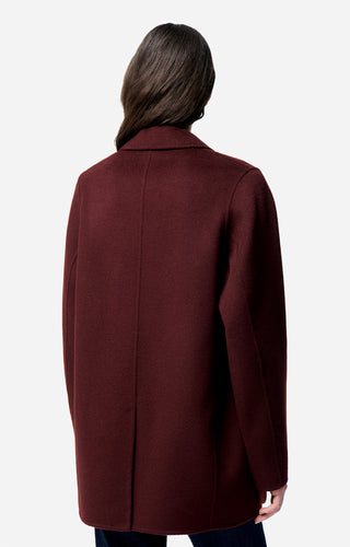 VANESSA BRUNO - Marc Jacket - Lie De Vin/Bordeaux