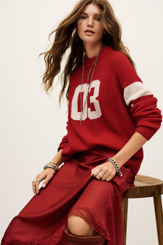 BA&SH - Cyla Skirt - Rouge