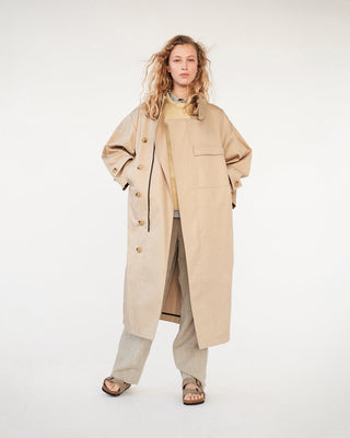AF Agger - Water Resistant Coat - Cool Beige