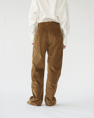 AF Agger - Corduroy Box Trousers - Cognac