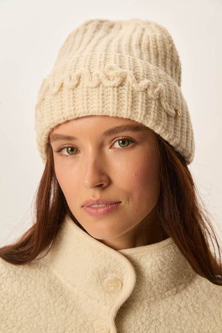 DES PETITS HAUTS - Dotty Beannie - Creme