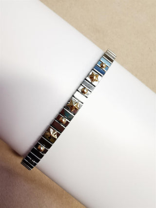 Nomination - Stretch Bracelet GOLD DOTS AND STARS