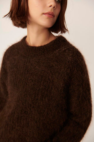 DES PETITS HAUTS - Burma Sweater - Coffee