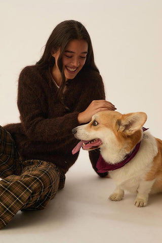 DES PETITS HAUTS - Bea Cardigan - Coffee