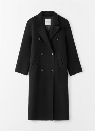ALMADA LABEL - Deja Double-Breasted Coat - Black
