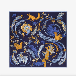 INOUI - Square Rococo 100 - Bleu Marine