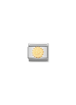 Nomination - Link CLASSIC FUN 18K Gold SUN