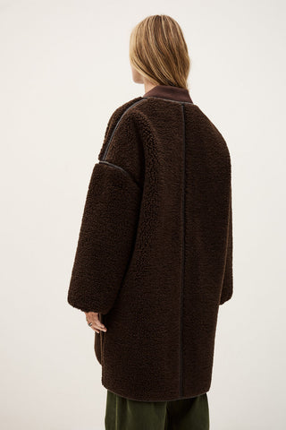 BA&SH - Millie Coat - Chocolat