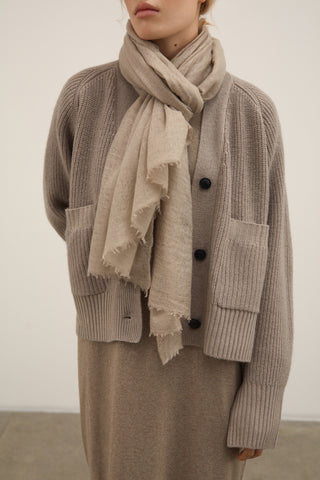 AIAYU - Poon Scarf 125x175 - Macchiato