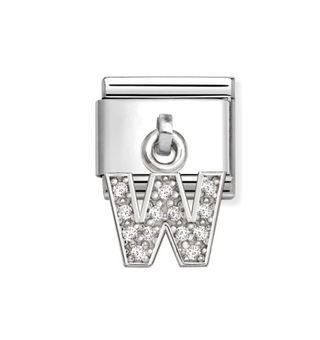 Nomination - Link CHARMS LETTERS 925 sterling silver W