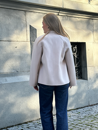 THE CURATED - The Modern Jacket - Bone White