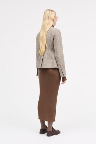 MKDT STUDIO - Julienne Wool Jacket - Mink Melange