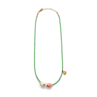 ANNI LU - Fish'n Kiss Necklace - Apple Green
