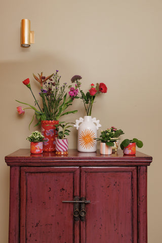 All The Luck in the World - Large Vase Birds