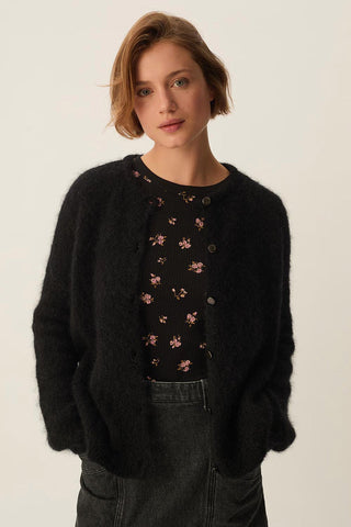 DES PETITS HAUTS - Bea Cardigan - Noir