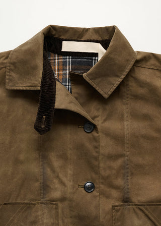 AIAYU - Jay Coat Oilskin - Bark