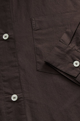 SKALL - Edgar shirt - Dark Brown