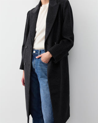 THE CURATED - The New York Coat - Charcoal Grey