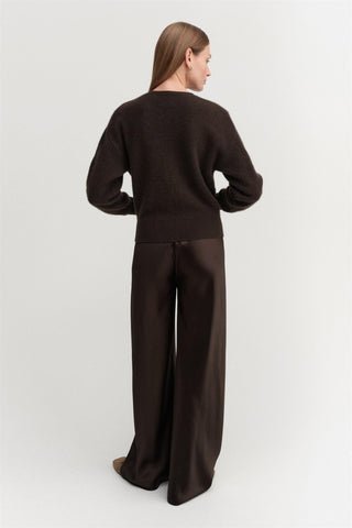ALMADA LABEL - Coco Cardigan - Chocolate