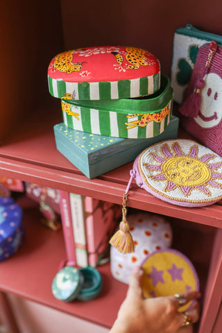 All The Luck in the World - Round Wallet Sun