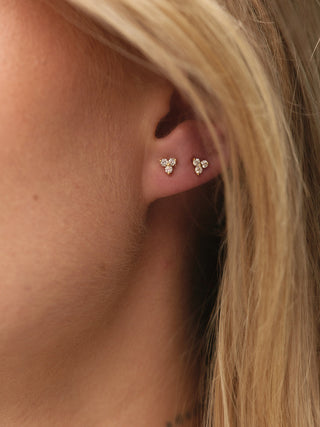 Englund1917 - Clover Studs - Gold