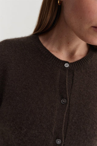 ALMADA LABEL - Coco Cardigan - Chocolate