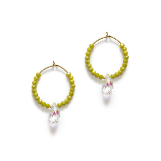 ANNI LU - Cosmic Cactus Hoop - Pale Olive