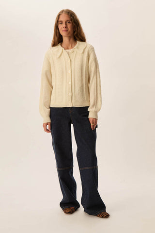 DES PETITS HAUTS - Capucine Cardigan - Creme