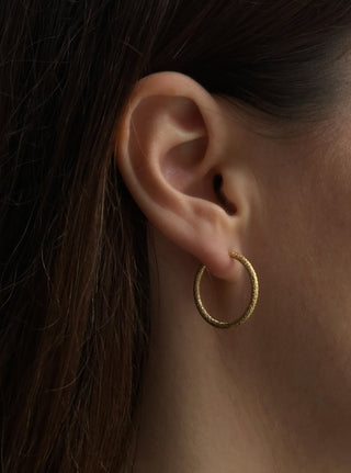 Pico Copenhagen - Sable Petit Hoops - Gold