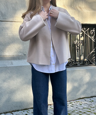 THE CURATED - The Modern Jacket - Bone White