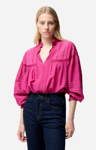 VANESSA BRUNO - Dahlia Blouse - Garnet