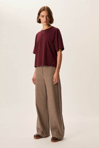 DES PETITS HAUTS - Jerry Tee-Shirt - Griotte