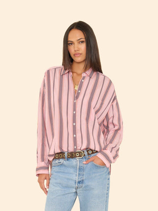 XIRENA - Jordy Shirt - Blush Stripe